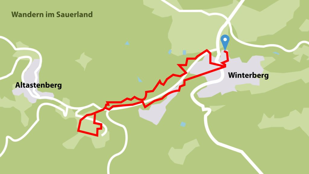 Wanderweg Winterberg